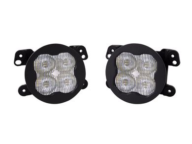 Diode Dynamics SS3 LED Fog Light Kit for 2011-2014 Dodge Charger White  SAE/DOT Fog Max w/ Backlight Type M Bracket Kit Diode Dynamics  DD7049-ss3fog-0818
