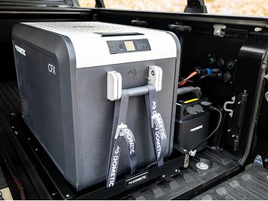 How to Install Dometic CFX3 45 Powered Cooler and Slide on a 2022 Tundra 