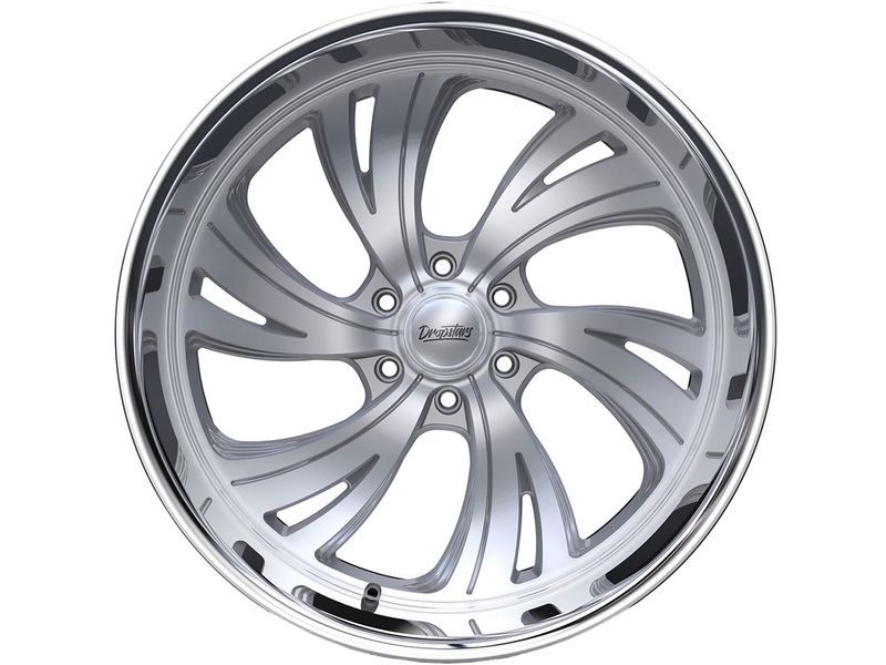 Dropstars Brushed Silver 658 Wheel Dst 658bs 2498318 Realtruck