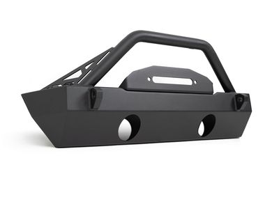DV8 Offroad FS-15 Stubby Front Winch Bumper FBJL-05 | RealTruck