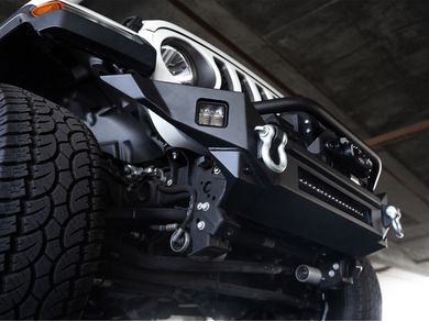 DV8 Offroad FS-7 Mid-Width Front Winch Bumper | RealTruck