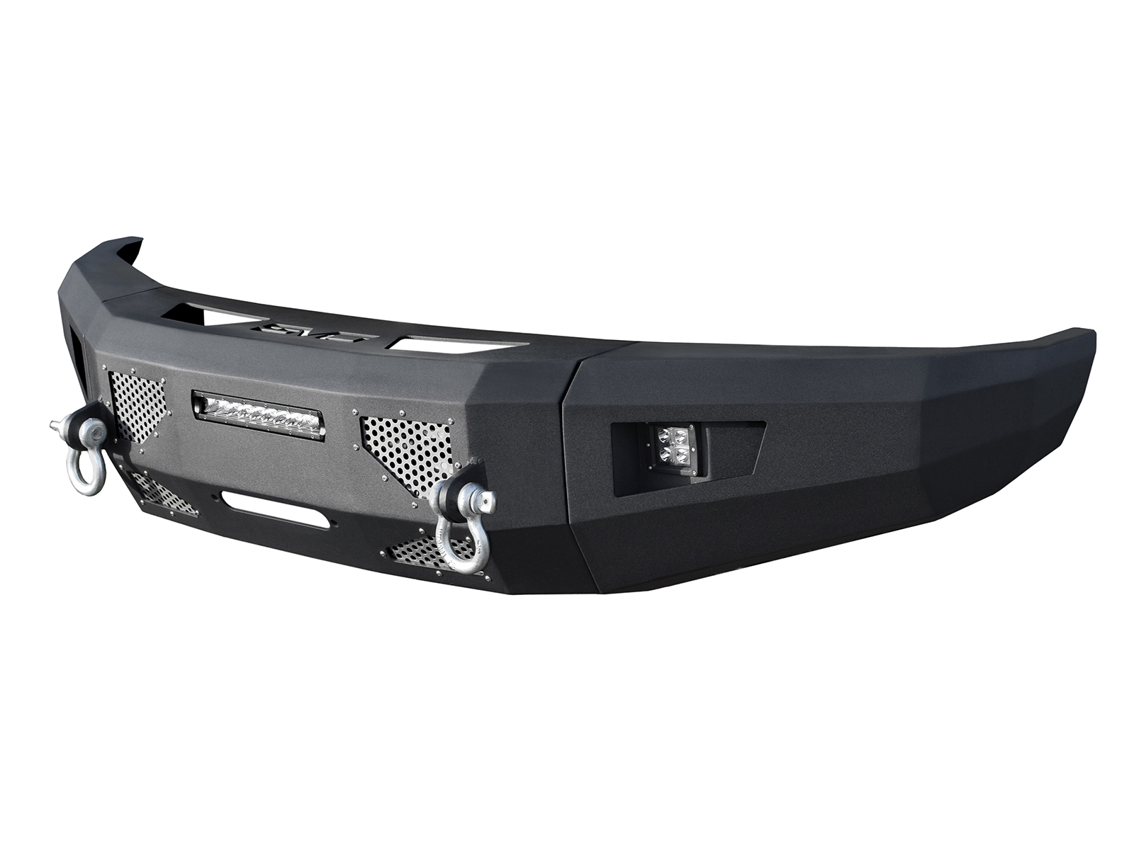 DV8 Offroad Steel Front Winch Bumper FBFF2-03 | RealTruck