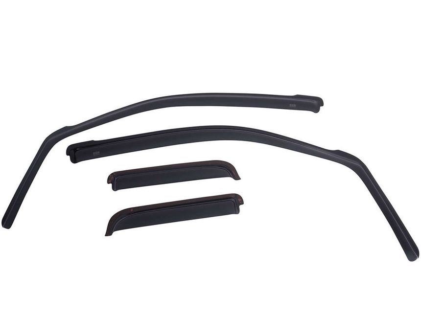 EGR Matte Black InChannel Window Deflectors 571655 RealTruck