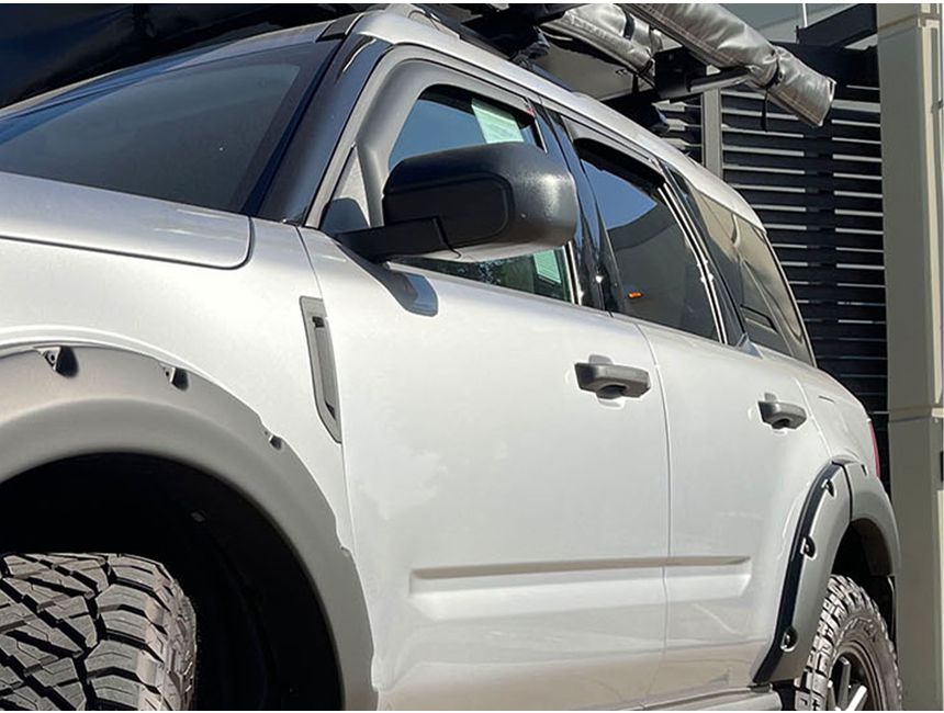 EGR Matte Black InChannel Window Deflectors 573565 RealTruck