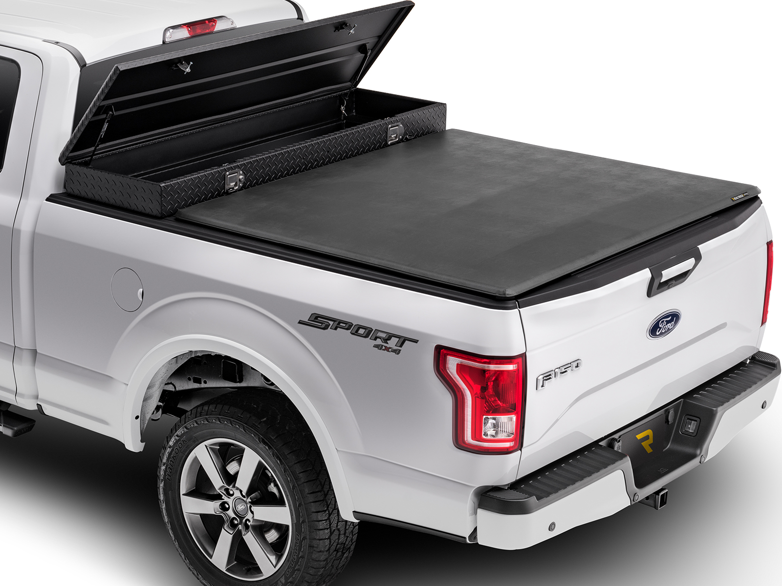 Truck Tool Box, Crossover, Matte Black, Builder- CBCBL107 - Cat® Work  Truck - Tool Boxes, Tonneau Covers, Work Truck Products