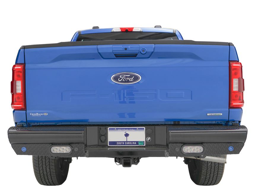 Fab Fours Black Steel Rear Bumper Ff T Realtruck