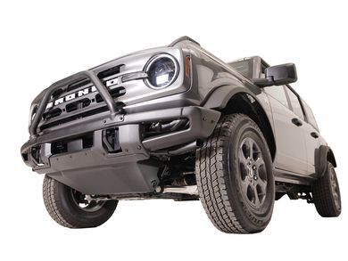 Silver Front Metal Skid Plate For Traxxas TRX-4 2021 Bronco 1:10 Scale RC Crawler - Club 5 Racing Chassis Guard