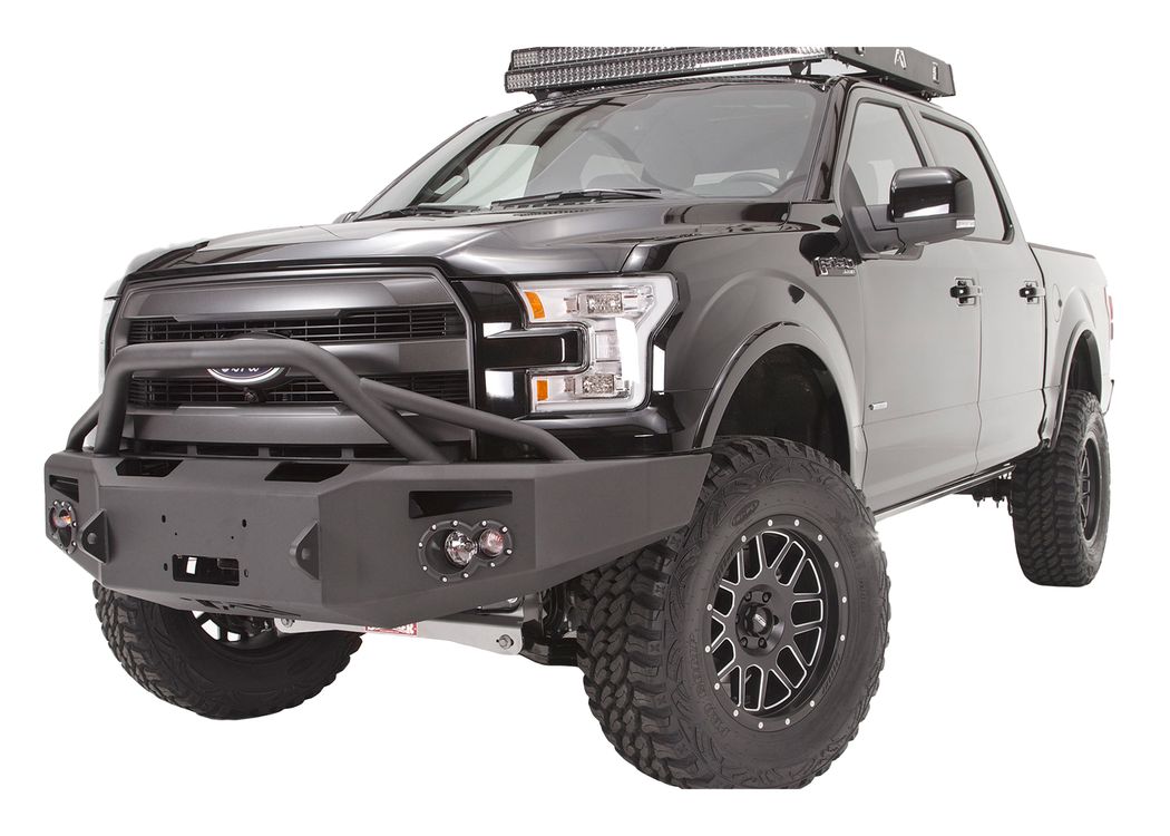 Fab Fours Premium Pre-Runner Front Winch Bumper FF09-H1952-B | RealTruck