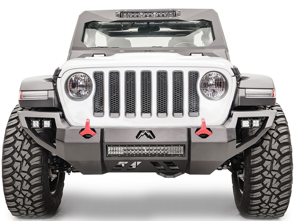 Fab Fours Vengeance Front Bumper JL18-D4651-1 | RealTruck