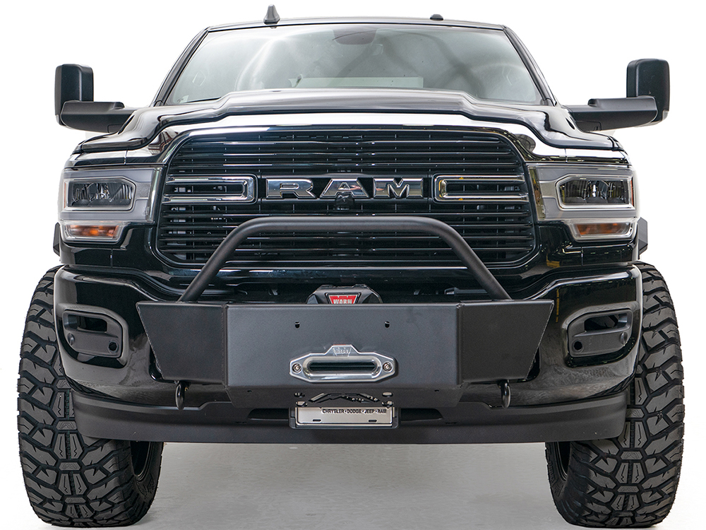 Fab Fours Winch Mount Front Bumper w/ Pre-Runner Guard - Large