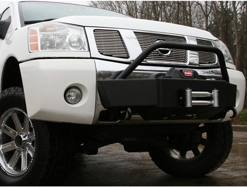 Fab Fours Winch Mount Front Bumper w/ PreRunner Guard Small Frame