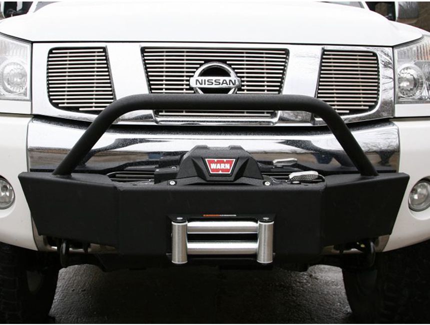 Fab Fours Winch Mount Front Bumper w/ PreRunner Guard Small Frame