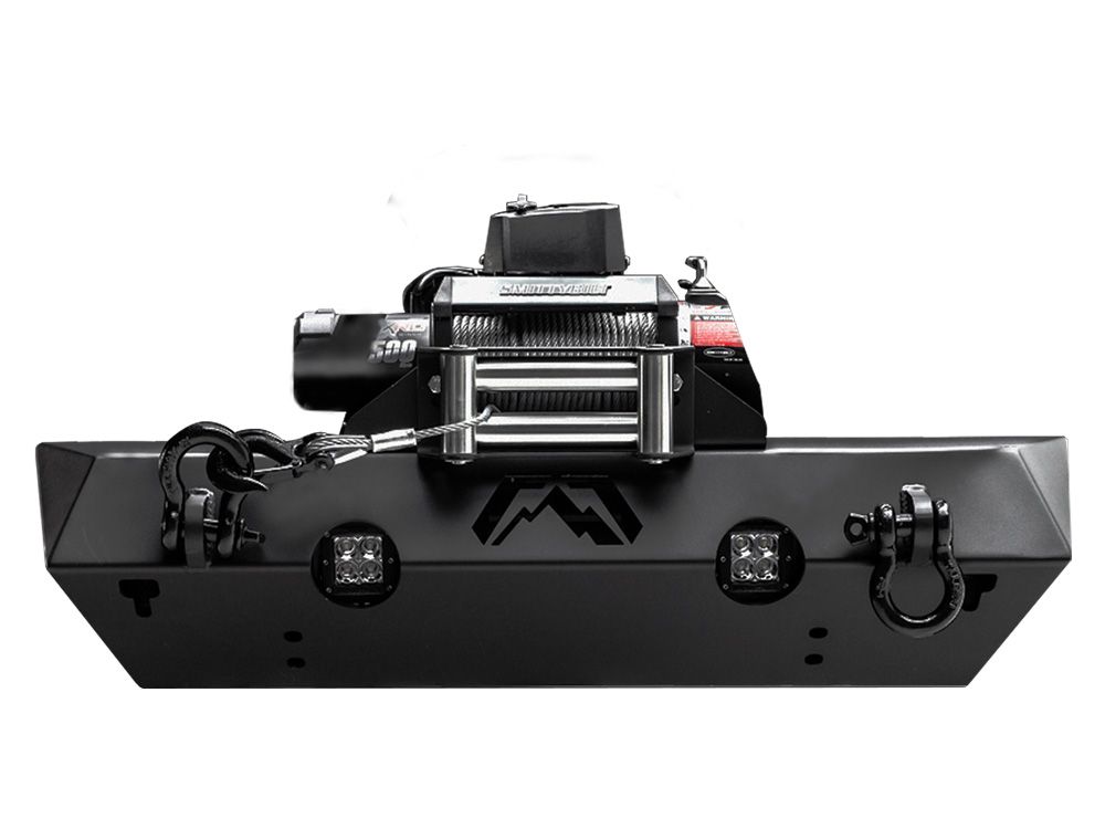 Fab Fours Fab Fours Hardcore Stubby Front Winch Bumper JK07-B1853-1 - $999.99 at RealTruck