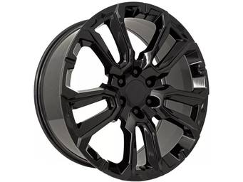 Factory Reproductions Gloss Black FR 201 Wheel