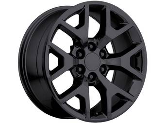 Factory Reproductions Gloss Black FR 44 Wheel