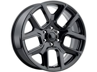 Factory Reproductions Gloss Black FR 76 Wheel