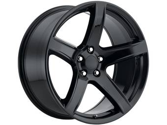 Factory Reproductions Gloss Black FR 77 Wheel