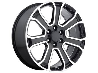 Factory Reproductions Machined Gloss Black FR 49 Wheel