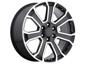 Factory Reproductions Machined Gloss Black FR 49 Wheel