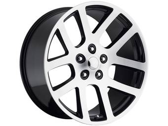 Factory Reproductions Machined Gloss Black FR 60 Wheel