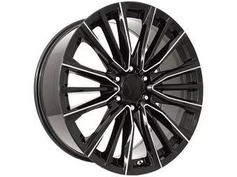 Factory Reproductions Milled Gloss Black FR 205 Wheel