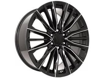 Factory Reproductions Milled Gloss Black FR 205 Wheel