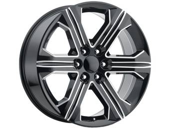 Factory Reproductions Milled Gloss Black FR 47 Wheel