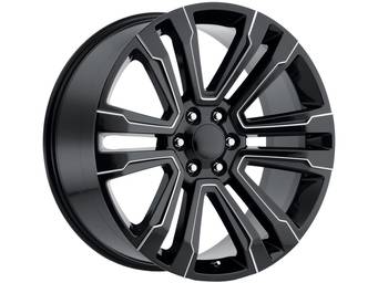 Factory Reproductions Milled Gloss Black FR 72 Wheel
