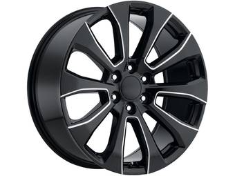 Factory Reproductions Milled Gloss Black FR 92 Wheel