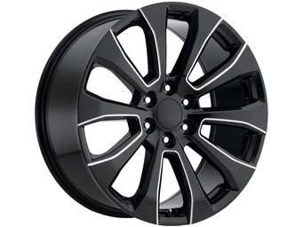 Factory Reproductions Milled Gloss Black FR 92 Wheel