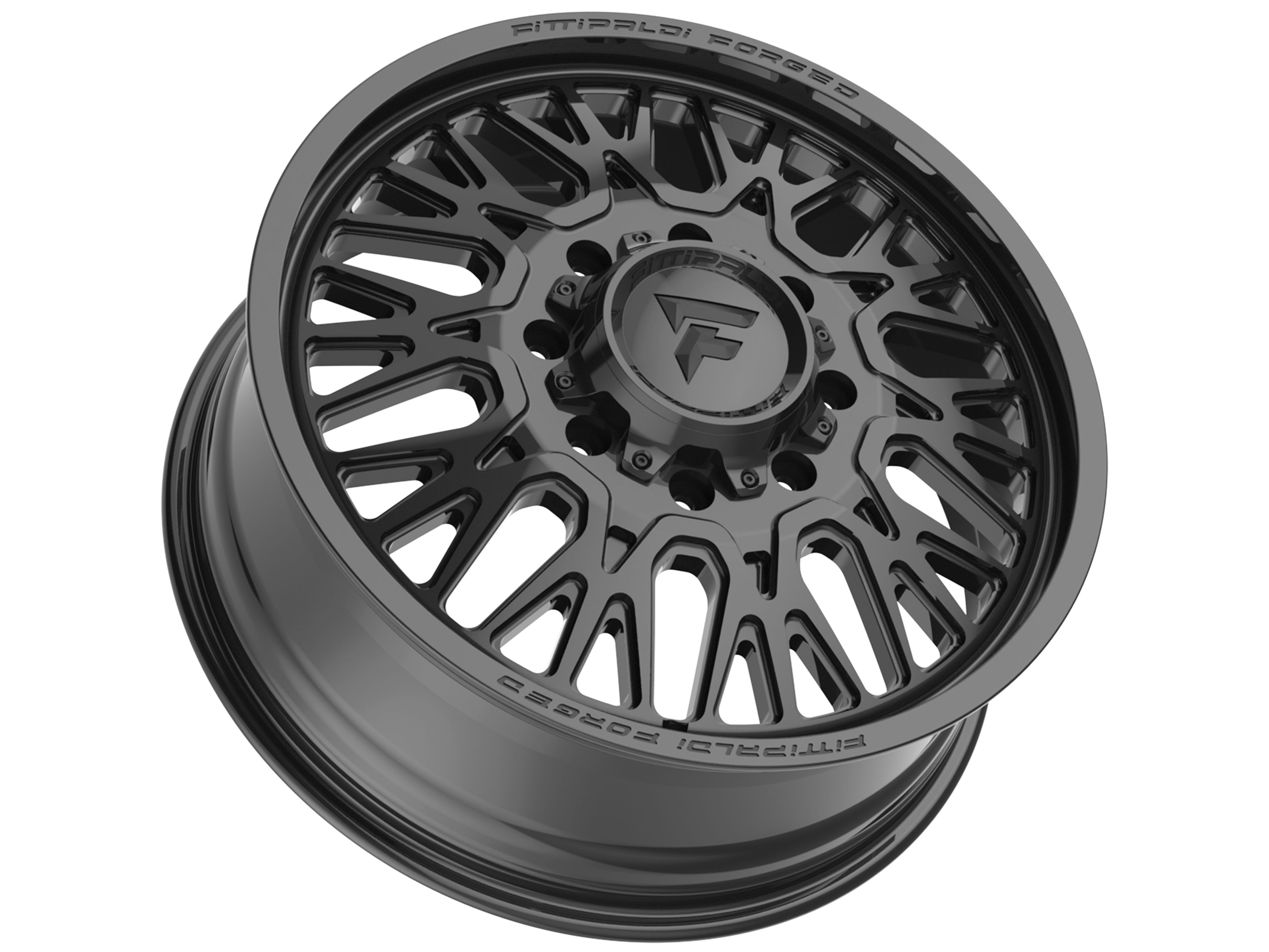 Fittipaldi Off-Road Forged Gloss Black FDF605 Dually Wheels