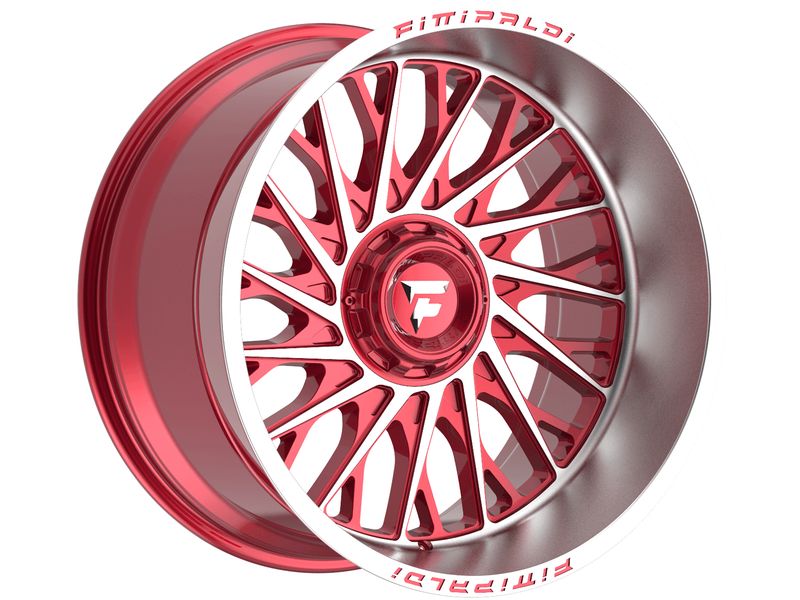 Fittipaldi OffRoad Machined Red FA08 Wheels RealTruck