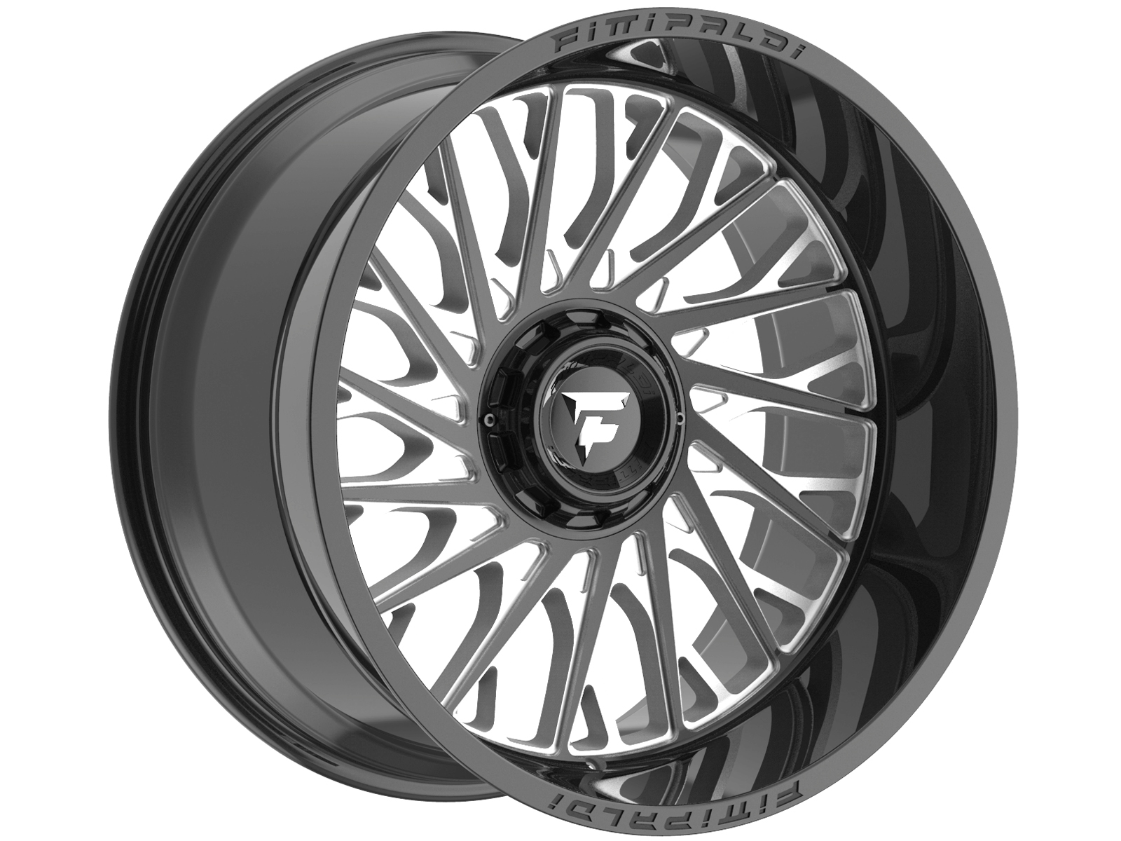 Fittipaldi Off-Road Milled Gloss Black FA08 Wheels | RealTruck