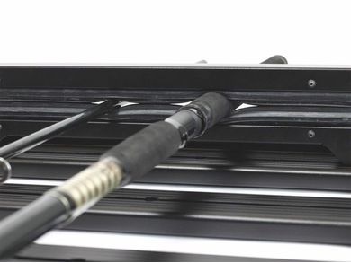 front runner fishing rod holder Rod, Pro Ski & Snowboard Carrier Safely carry 5 fishing rods in 1 hand with unmatched comfort and maneuverability Easily wash down and rig rods while avoiding tangled lines EXPRESS 3: GRAY - portable
