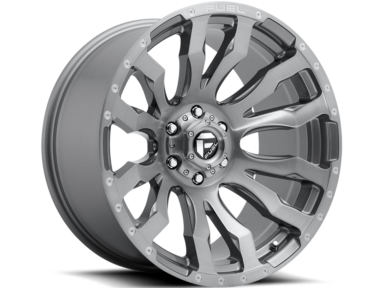 Fuel Brushed Gunmetal Blitz Wheels | RealTruck