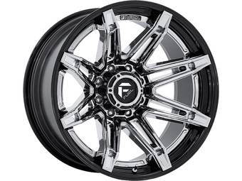 Fuel Chrome & Black Brawl Wheel