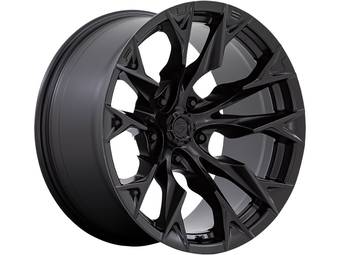 Fuel Matte Black Flame Wheels