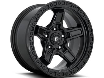 Fuel Matte Black Kicker 5 Wheels