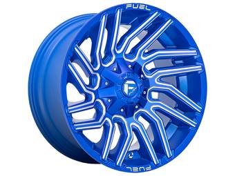 Fuel Milled Blue Typhoon Wheels