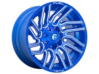 Fuel Milled Blue Typhoon Wheels