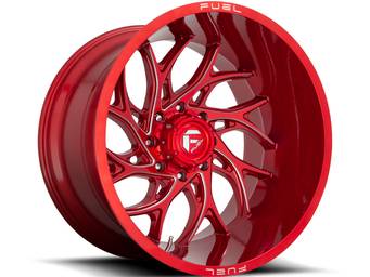 Fuel Milled Red Runner Wheels