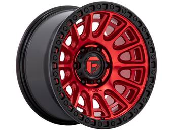 Fuel Red & Black Cycle Wheel