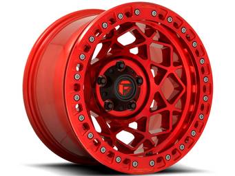 Fuel Red Unit Beadlock Wheels