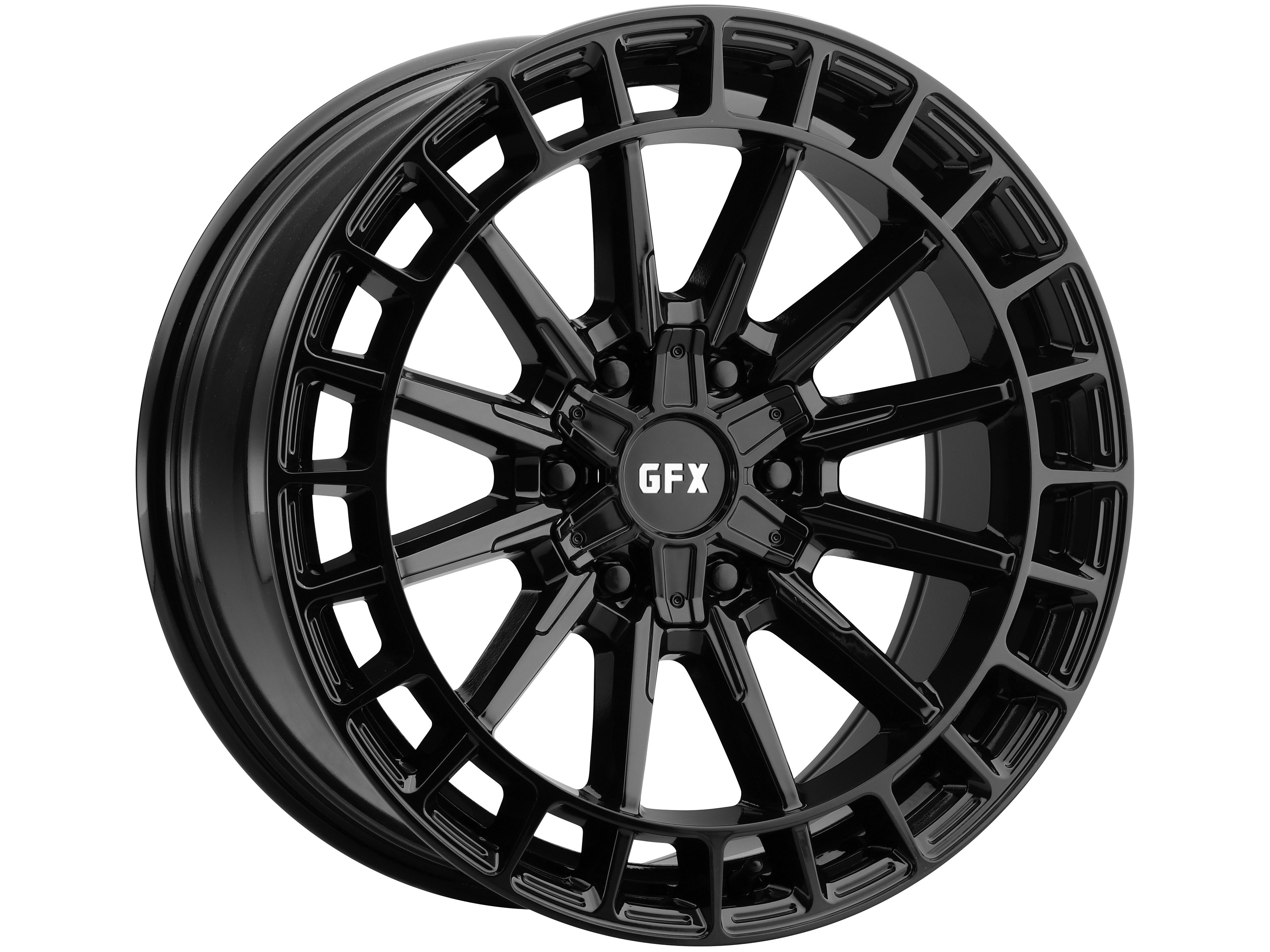 G-FX Gloss Black TR37 Wheel T37-790-6009-25-GB | RealTruck