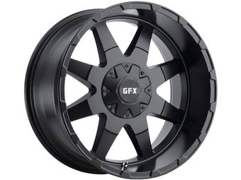 G-FX Matte Black TR12 Wheel