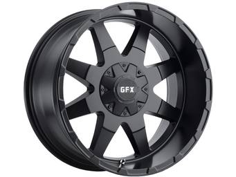 G-FX Matte Black TR12 Wheel