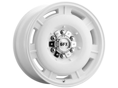 G-FX White TR36 Wheel T36-785-6009-25-W | RealTruck