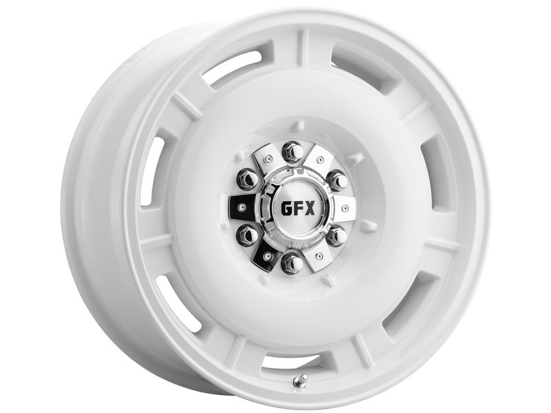 G-FX White TR36 Wheel T36-785-6009-25-W | RealTruck