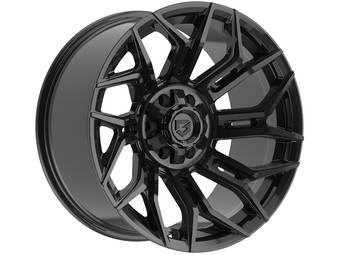 Gear Off-Road Gloss Black Flair Wheel