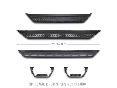 ドロマークリスティゲート Go Rhino Dominator Xtreme D6 SideSteps D64157T | RealTruck